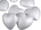 10 Styropor-Herzen 10cm Vollform Basteln Paillettentechnik Serviettentechnik Filzen
