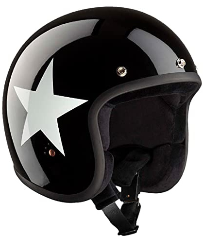 Bandit Motorrad Helm Jet STAR, M (57)
