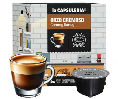 Cafè d'ORGE/ORZO (48 Capsules) compatible avec Nescafé Dolce Gusto, Lot de 3 x 16 Capsules (48 portions tot) - la Capsuleria