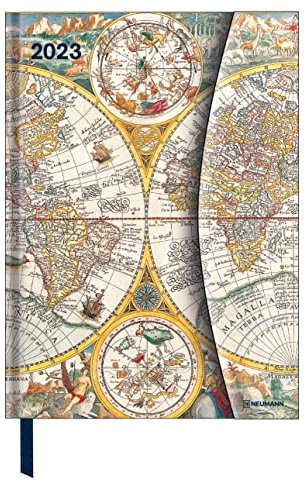 Antique Maps 2023 - Diary - Buchkalender - Taschenkalender - 16x22: Magneto Diary