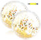 Ø 16 Zoll - Wasserball Glitzer Aufblasbarer Ball Strandball Sommer Schwimmball Spielbälle Pailletten Glitzer Pool Ball Schwimmfähig Wasserspielzeug Für Kinder Erwachsene Transparente Kugeln Gold
