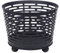 Black Metal Fire Basket Bowl for Barbecue, Garden Decor & Outdoors Fire Pit (Striped)