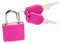 perfk Cadenas Avec 2 Clé, Cadenas Valise, Cadenas Casier, Mini Cadenas Anti Vol Couverture Durable 2 Clés Journal Cadenas à Clé Pour Voyage Valise à Bijoux Cartable à Outils, Rose rouge
