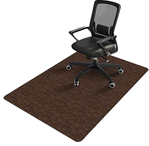 Tappetino protettivo per sedia da ufficio, 90 x 120 cm, per pavimenti duri, antigraffio, per pavimenti in laminato, parquet, piastrelle e pavimenti duri