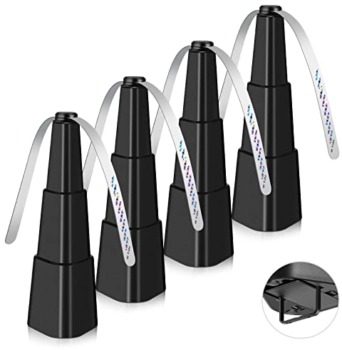 AMIAEDU Fly Fans, Repellent Outdoor Indoor Keep Flies Away, Table Top Fan Fly Spinner with Holographic Blades for Picnic Patio Home, 4 Pack