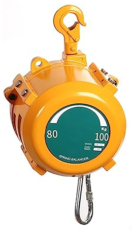 XWZ Robuster, Einziehbarer Federzug Verstellbarer Kabelstopper, Federwerkzeug Für Hängende Haltevorrichtungen Mit 5 Fuß Langem Drahtseil Und Legierungshaken Für Die Industrie(Size:160-180kg)