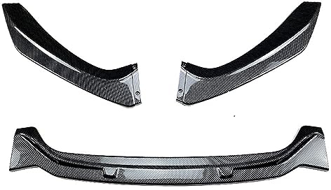 Auto Frontstoßstange Lip Splitter, für BMW 1 Series F20 F21 LCI M-Power Facelift M Sport M118i M120i M135i M140i 2015-2019, ABS Lip Frontstoßstange Splitter Lip Body Kit Chin Spoiler Diffusor