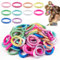 Haargummis Mädchen 4.3cm, 100 Stück Haargummi Bunt, Nahtlose Haargummis, Elastisch und aus Baumwolle, Zopfgummi Hair Ties für Frauen und Mädchen Dutt(10 Farben)