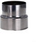 Edelstahl-Reduzierstück, verbindet Gerät mit Schornstein oder Stapel, optimiert für Kamine, Outdoor, Camping, Holzofen (Ø80 mm/Ø60 mm)