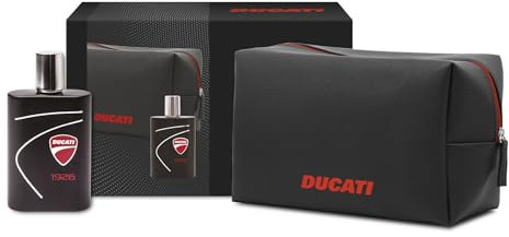 DUCATI | 1926 Geschenkbox für Herren, Eau de Toilette EDT 100 ml + Wintermütze Ducati mit holzigem Duft, aromatisch und orientalisch