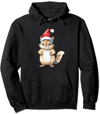 tolles Weihnachtsdesign mit Christbaum und Weihnachtsmann Pullover Hoodie