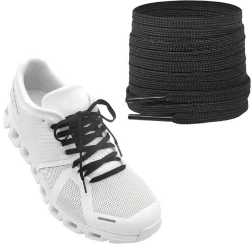 UamGlsob 6mm Thin Flat Shoelaces for On Cloud Running Trainers | Durable Polyester Lightweight Replacement Laces for Sneakers & Athletic Footwear