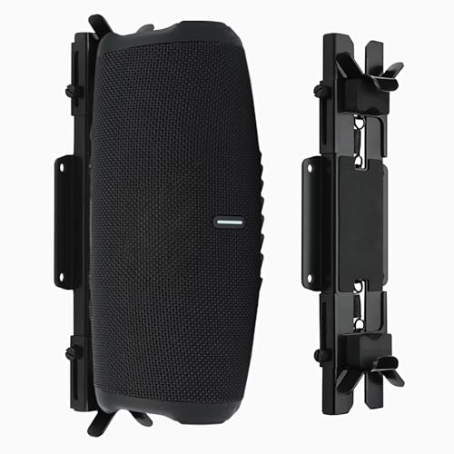Support Enceinte Murale pour JBLCharge 5/4/3 pour JBLFlip 7/Flip 6/Flip 5/Flip 4 Haut-Parleur, S'adapte à une étagère de Haut-Parleur de 5,25 à 7,38 pouces Utilisation sur le Mur et le Trépied