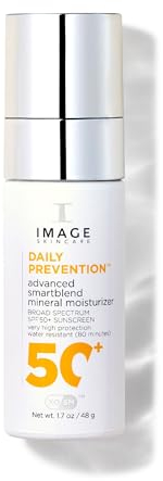 Image Skincare - Daily Prevention Advanced SmartBlend Mineral Moisturizer SPF 50+ - 48g – Sonnenschutz - Getönte mineralische Tagescreme mit Anti Aging Hydratation