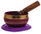 VICASKY Cuenco de yoga hecho a mano - Cuenco decorativo de con y cojín para zen - Supply