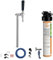 BieTal® Trinkwasserfilter mit Aktivkohle mit Wasserschanksäule One 1-leitig für sauberes & frisches Wasser für dein Zuhause Praxis Büro Wohnmobil Aktivkohlefilter Wasserfiltersystem & Wasserstop