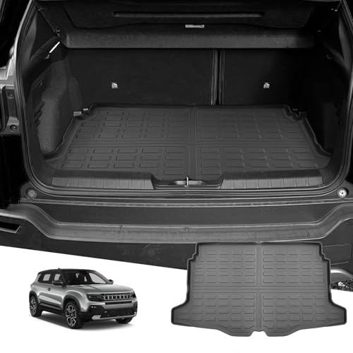 LUWU Compatibile con Jeep Avenger Hybrid EV 2023 2024 2025 2026 Tappetino Protettivo Antiscivolo Avenger 2026 TPE Vasca Bagagliaio Impermeabile Antipolvere Accessori Auto [Piano di Carico Superiore]