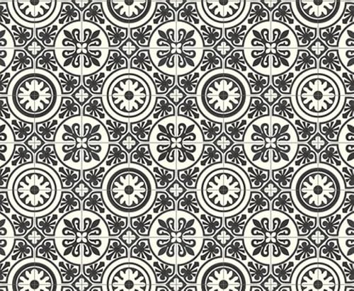 Floors4uUk Santa Ana - Victorian Style Sheet Vinyl/Lino Flooring for Bathroom/Kitchen 4mm Thick Anti Slip R10 Rated (Santa Ana, 1.00m x 2.00m (3ft 3 x 6ft 6))