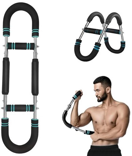 Twister Armtrainer, 30-40KG Fitnessgeäte für Zuhause Blau, Verstellbares Arm, Brust & Oberschenkel Fitnessgeräte, Tragbarer mit Abnehmbarem Design für zuhause (blau)