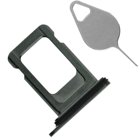 OnlyTech - Midnight Green Dual SIM Tray with Replacement Extractor for iPhone 11 Pro and 11 Pro Max