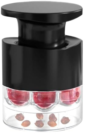 Multifunktions-Entkerner für Kernobst – 7 Löcher (Kirschen, Pflaumen, Hagebutten) – Küchenzubehör – Material ABS, BPA-frei – täglich/professionelle Verwendung