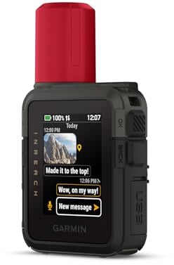 Garmin inReach Mini 3 Plus SOS Satellite Communicator | Photo & Voice Messaging, Compact, Lightweight, Two way messaging, Interactive SOS alerts, Location sharing, GSN