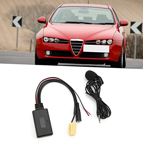 Picysa Cavo AUX, adattatore cavo AUX 5.0 con microfono, vivavoce, compatibile con 500 grande punto