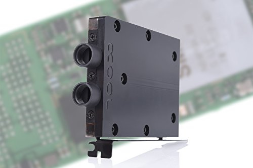 Alphacool 11435 Eisblock HDX-3 PCI-e 3.0 x4 Adaptor for M.2 NGFF with Water Cooling Block - Black WaterCooling HDD/RAM - Waterblock