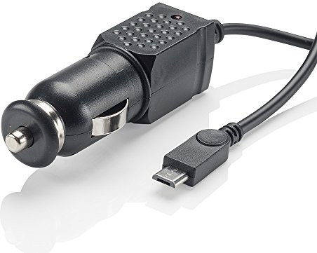 Slabo KFZ Ladekabel Micro USB - 1A - für Swisstone BBM 320c Auto Ladegerät Pkw Kabel LKW - SCHWARZ | Black
