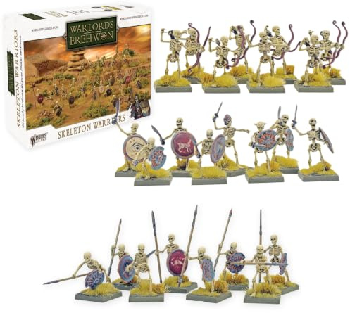 Warlord Games 28mm Plastic Undead Skeleton Warriors - Fantasy Wargaming/Tabletop Miniatures