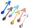6 PCS Cat Spoon Coffee Tea Spoon, ESRISE Coffee Gifts for Men Christmas Gifts Birthday Gifts, Stainless Steel Hanging Cup Teaspoons Mini Cute Kitten Stirring Spoon (Multicolor)
