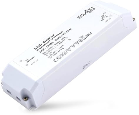 Constant Voltage LED Driver 75W 24V IP20 Rated for Indoor LED Lighting
