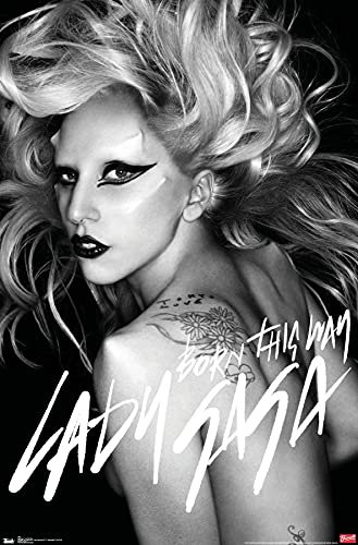 Trends International Lady Gaga – Born This Way Wandposter, 37,4 x 56,8 cm, Premium-Version ungerahmt