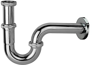 Primaster Röhrensiphon 1 1/4 Zoll x 32 mm Siphon Ablaufgarnitur Abfluss
