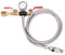 Adapter-Hochdruckschlauch CO2-Adapter Doppelventilstecker CO2 Filling 1.8m Schlauch-Adapter mit Manometer for Sodastream (W21.8-14)