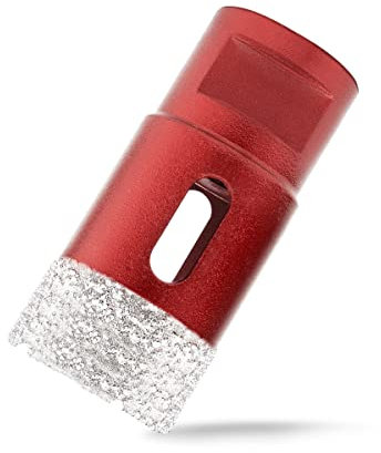 Meccion Diamant-Lochsäge mit M14-Gewinde für Trocken- und Nassbohren, professionelles Trockenbohren, Porzellan, Fliesen, Granit, Marmor, Glas (35 mm)