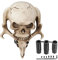 Blueshyhall Schädel Auto Schaltknauf, Universal Totenkopf schalthebel Auto Überzug, Auto Skull Schaltknüppel Shifter Knob Tuning Adapter, Auto Schaltknauf Deko, Schalthebel Zubehör (Beige)