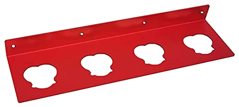 Donkivvy Battery Holder for Milwaukee M12, 4 Slot Battery Storage for 4 Pcs Milwaukee M12 Battery, Mount Wall Rack with 4 Slot for Milwaukee Battery Tools