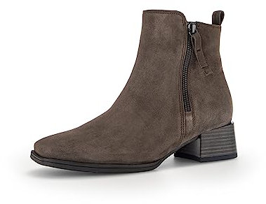 Gabor Damen Ankle Boots, Frauen Stiefeletten,Wechselfußbett,Moderate Mehrweite (G),halbstiefel,Kurzstiefel,Mohair (Micro),38 EU / 5 UK