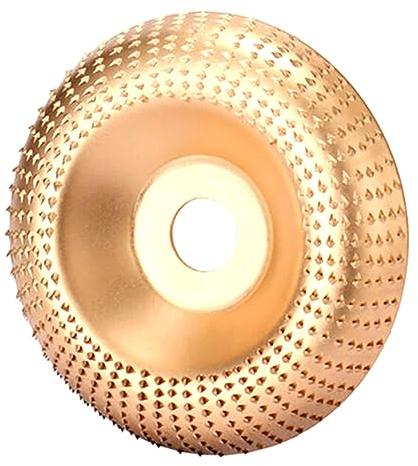 ASNOMY 1pc Intaglio Legno Mola Disco Ø125x 22mm, Arco Grande Angle Grinder Disco Abrasivo, Mola per smerigliatrice angolare, disco raspa per legno per levigatura e tagliare intaglio modellatura