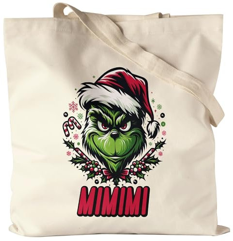Hey!Print Mimimi Jutebeutel Anti Weihnachten Weihnachtshasser Lustig Ironie Xmas