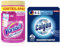 Calgon 4 in 1 Power Tabs - Wasserenthärter gegen Kalkablagerungen - 77 Tabs & Vanish Oxi Action Pulver Pink – 1,65 kg – Fleckenentferner und Wäsche-Booster Pulver ohne Chlor – Für bunte Wäsche