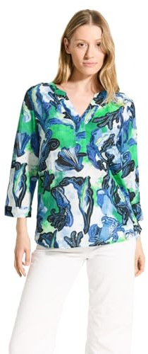 Cecil Damen Print Struktur Bluse