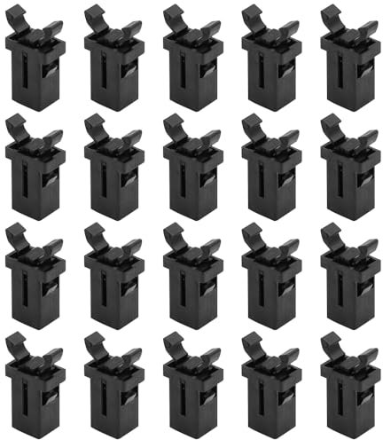 Sarini Lot de 20 boutons-pression compatibles avec les poubelles Brabantia, loquets de poubelle étanches avec couvercle tactile, boutons-pression flexibles pour poubelles de cuisine, boîtes de rangeme