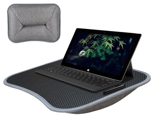 Vassoio per Laptop Con Cuscino Morbido - Supporto e Scrivania Portatile per Letto, Casa e Ufficio