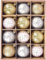 Beinhome Weihnachtskugeln 12 TLG. 6cm Plastik Christbaumkugeln Set Christbaumschmuck für Weihnachtsbaum Dekoration Weihnachtsdeko Hausdeko Elegant Thema weiß Gold Silber