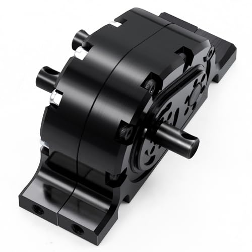 AXspeed 1PC RC-Getriebe Gehäuse Getriebe Metall Getriebe für 1: 14 Tamiya Traktor Klettern Trailer Truck