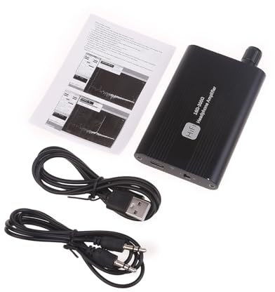 Amplificateur de casque portable HiFi 16-300Ω 3,5 mm son pour téléphones, ordinateurs portables, lecteurs de musique