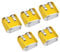 Pack of 5pcs 3.7V 501012 40mAh LiPo Battery Polymer Rechargeable Lithium Batteries Set for Earphone Headphones
