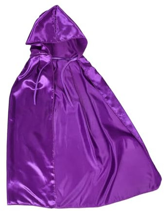 Ipetboom Halloween Satin -cape Für Weicher Umhang Für Kostümpartys Und Bühnenauftritte Mystisch Und